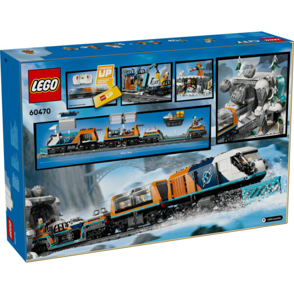 LEGO City - Trenul expres al exploratorilor spre Polul Arctic 60470, 1517 piese