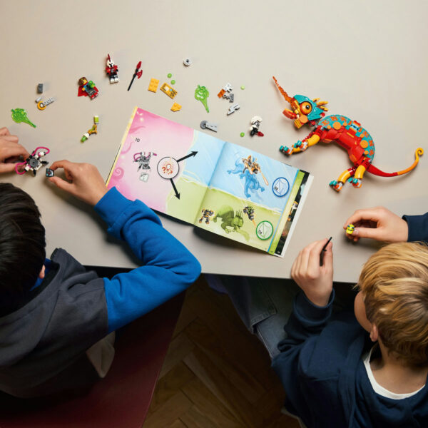 LEGO DREAMZzz - Cameleonul de foc al lui Mateo 71492, 443 piese