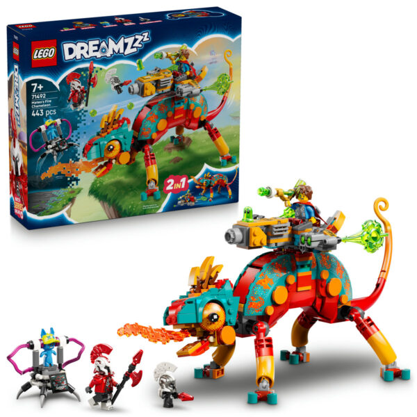 LEGO DREAMZzz - Cameleonul de foc al lui Mateo 71492, 443 piese