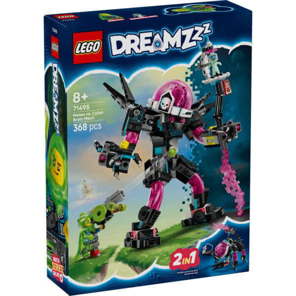 LEGO DREAMZzz - Mateo contra robotului Creier cibernetic 71495, 368 piese