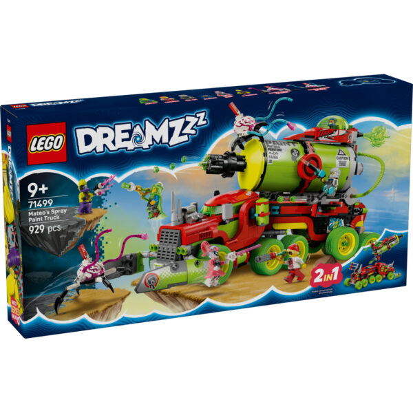 LEGO DREAMZzz - Camionul de vopsea spray al lui Mateo 71499, 929 piese