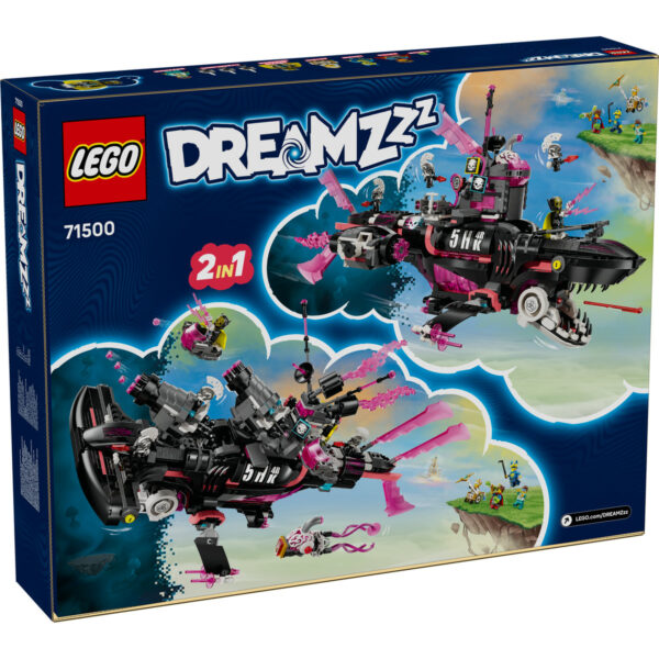 LEGO DREAMZzz - Submarin-rechin de coșmar 71500, 1413 piese