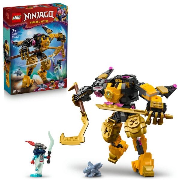 71839-lego-ninjago LEGO Ninjago - Robotul de luptă Spinjitzu al lui Arin 71839, 213 piese