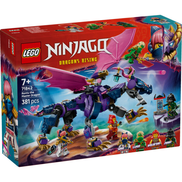 LEGO Ninjago - Marea dragoniță Rontu 71842, 381 piese