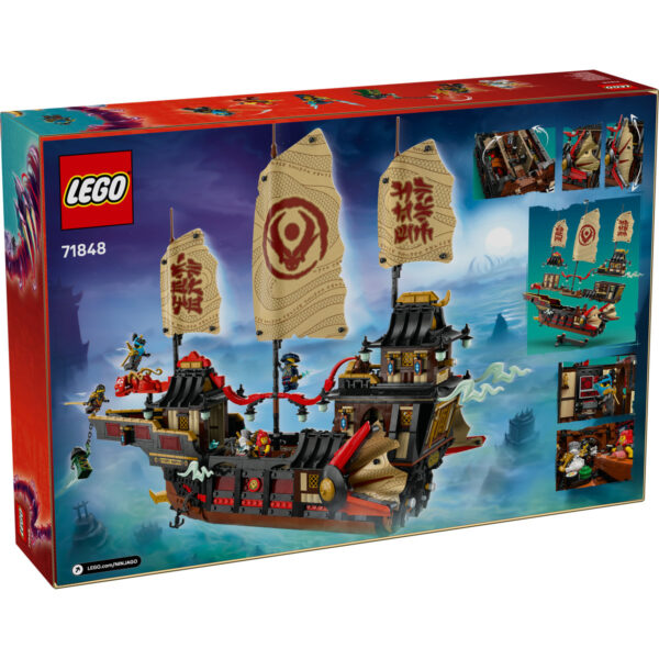 LEGO Ninjago - Nava Bounty a Templului 71848, 2387 piese