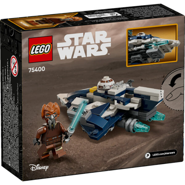 LEGO Star Wars - Micronava de luptă Jedi Starfighter a lui Plo Koon 75400, 89 piese