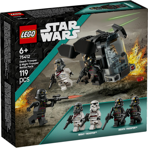 75412-lego-star-wars-1 LEGO Star Wars - Pachet de luptă Soldați ai morții și soldați ai nopții 75412, 119 piese