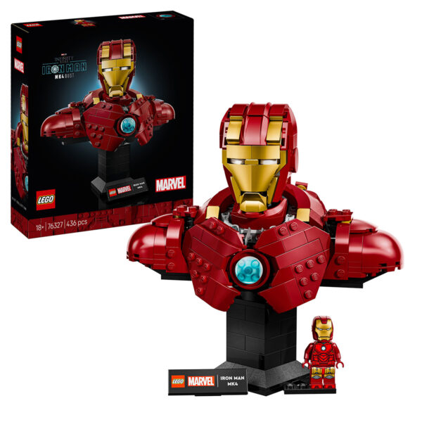 76327-lego-super-heroes LEGO Marvel Super Heroes - Bust Iron Man MK4 76327, 436 piese