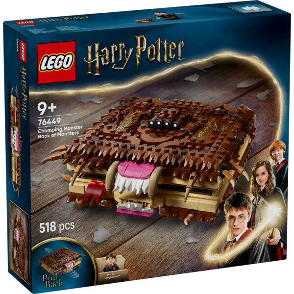 LEGO Harry Potter - Cartea monștrilor Colți de monstru 76449, 518 piese