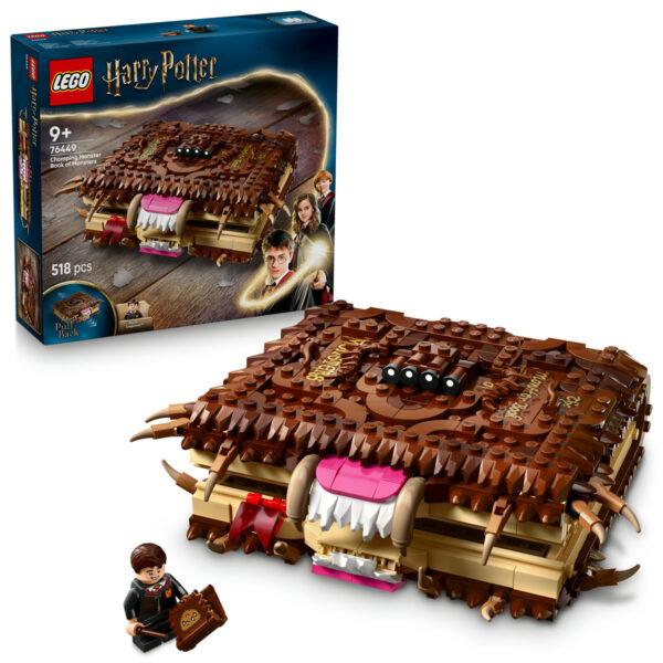 LEGO Harry Potter - Cartea monștrilor Colți de monstru 76449, 518 piese