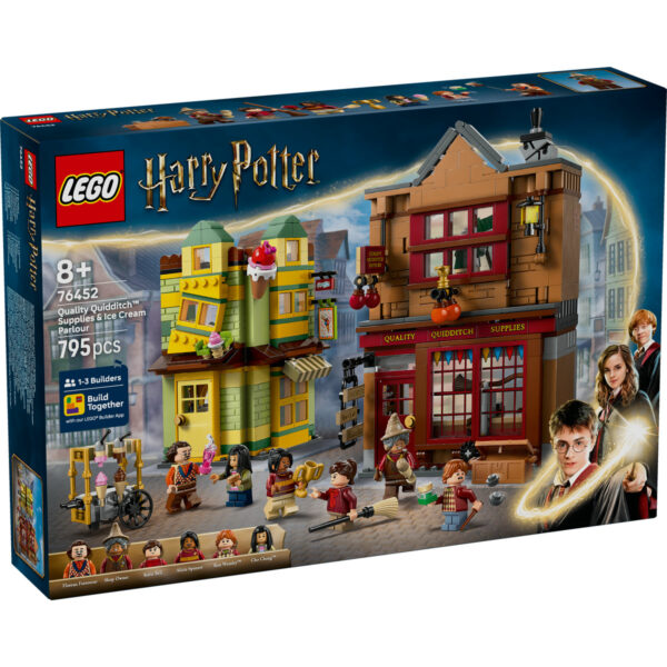 LEGO Harry Potter - Furnituri Vâjthaț de calitate și magazin de înghețată 76452, 795 piese