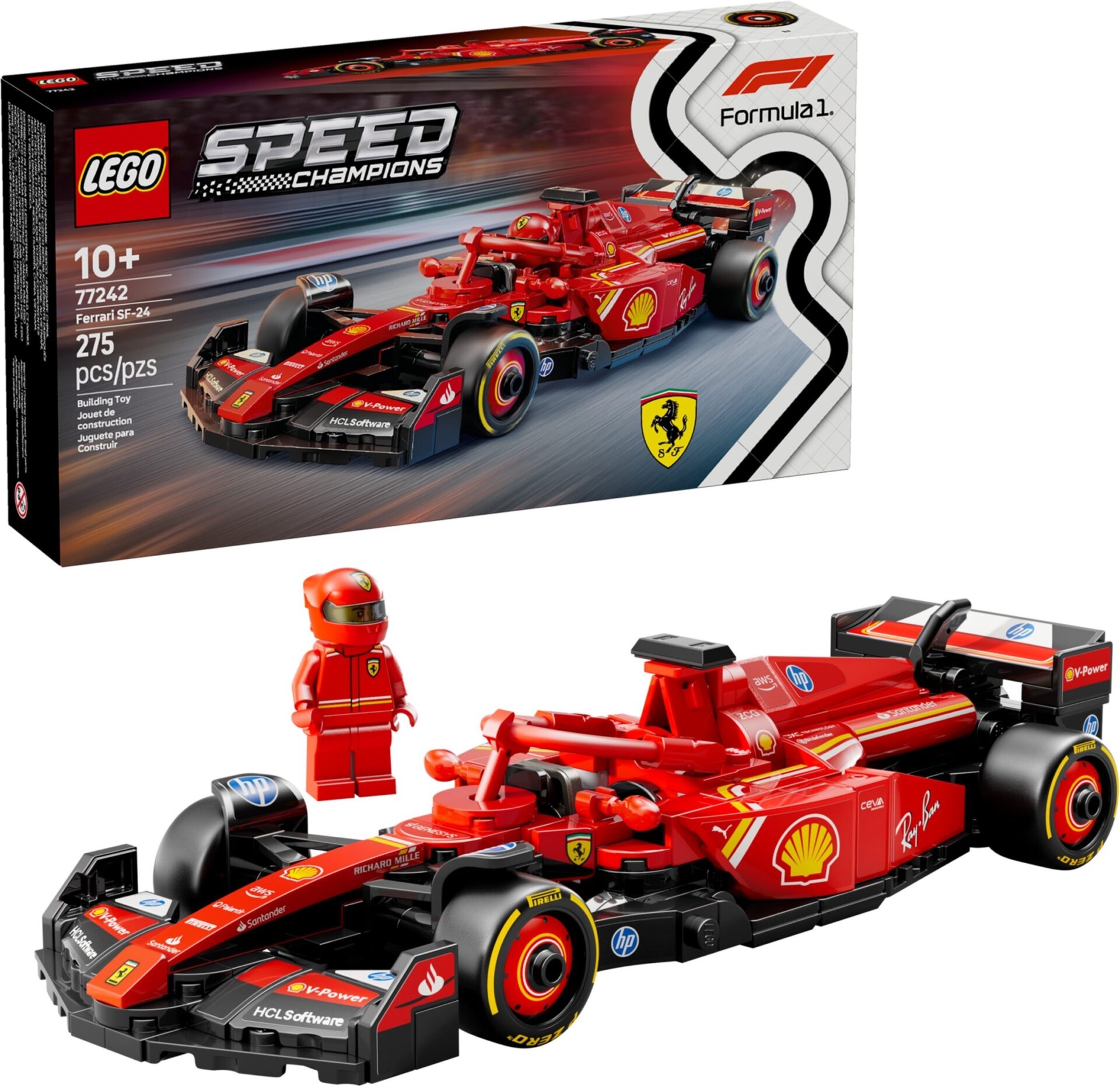LEGO® Speed Champions - Masina de curse F1® Ferrari SF-24 77242