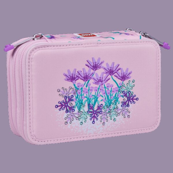 Ghiozdane si rechizite - Penar neechipat LEGO Flowers  cu 3 compartimente 20237-2506, 1 piese