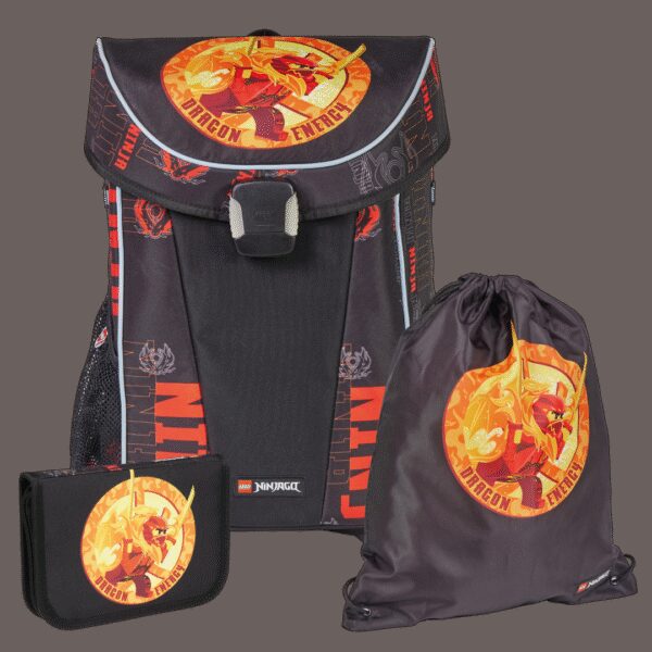 Ghiozdane si rechizite - Set 3 piese LEGO Ninjago - Dragon Energy - Easy Light 20302-2502, 1 piese