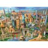 Ravensburger - Puzzle obiective turistice mondiale 1000 piese design nou - RVSPA00332
