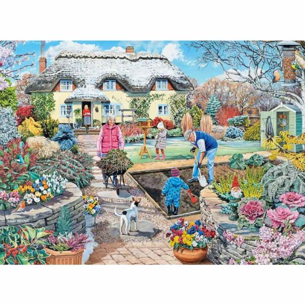 Ravensburger - Puzzle gradina bunicului 500 piese design nou - RVSPA00678