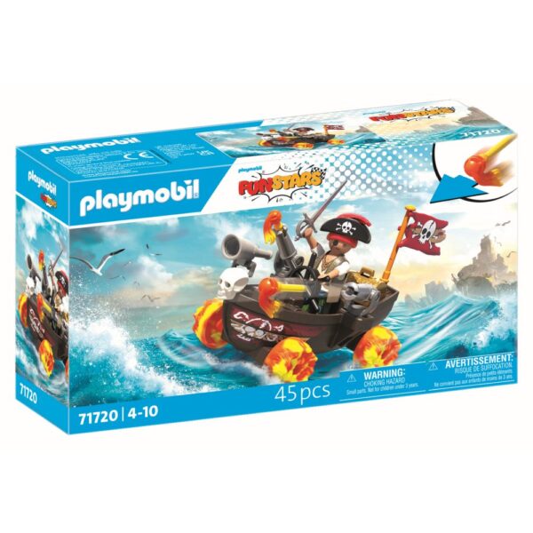 Playmobil - Jucarie de rol Cursa cu barca piratilor - PM71720
