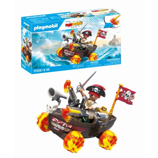 Playmobil - Jucarie de rol Cursa cu barca piratilor - PM71720