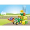 Playmobil - Junior dezvoltare prin joaca Tractor cu incarcatura si semanatoare - PM71773