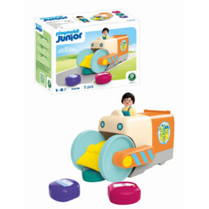 Playmobil - Junior dezvoltare prin joaca Vehicul de colectare a gunoiului - PM71774