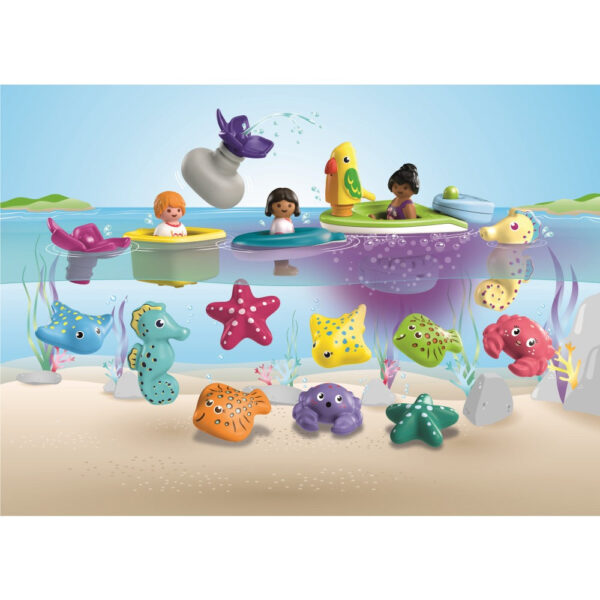 Playmobil - Calendar de Craciun Junior Aqua si Tinti Jucarii de baie - PM71777