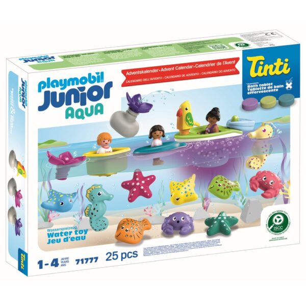 Playmobil - Calendar de Craciun Junior Aqua si Tinti Jucarii de baie - PM71777