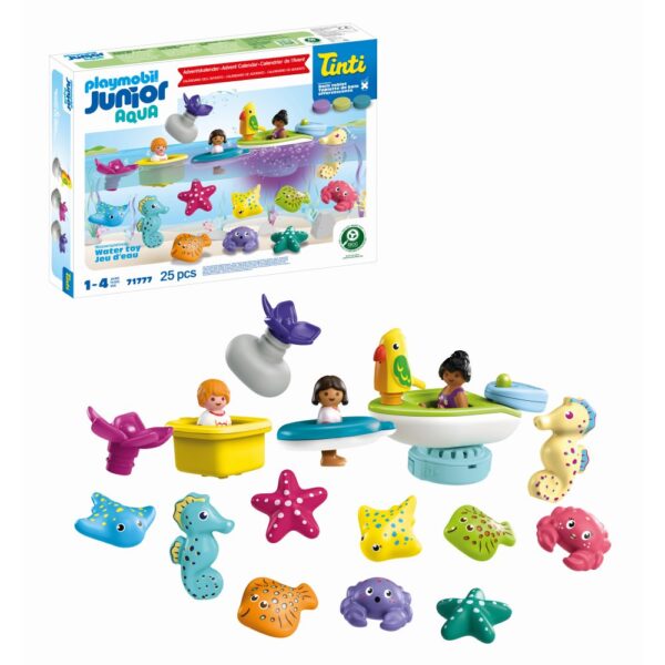 Playmobil - Calendar de Craciun Junior Aqua si Tinti Jucarii de baie - PM71777