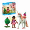 Playmobil - Jucarie de rol Figurina de colectie unicornul Sky Rose si zana - PM71841