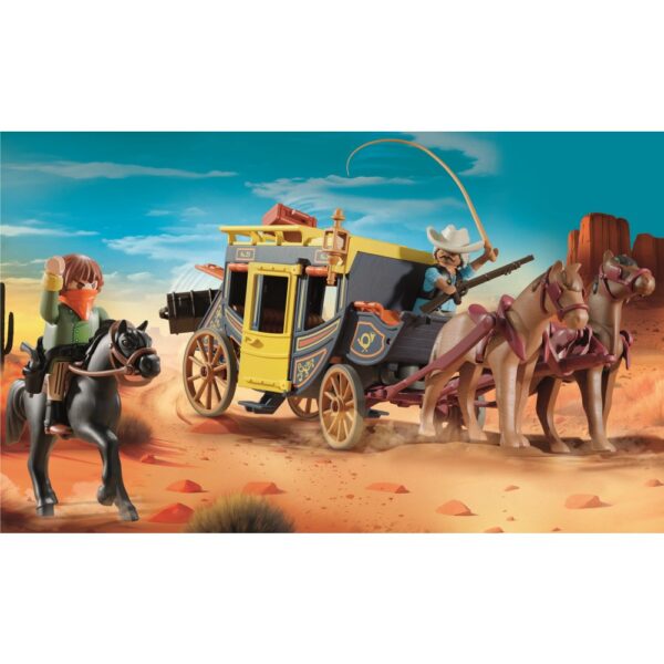 Playmobil - Promo Pack Diligenta din Vestul salbatic - PM71862