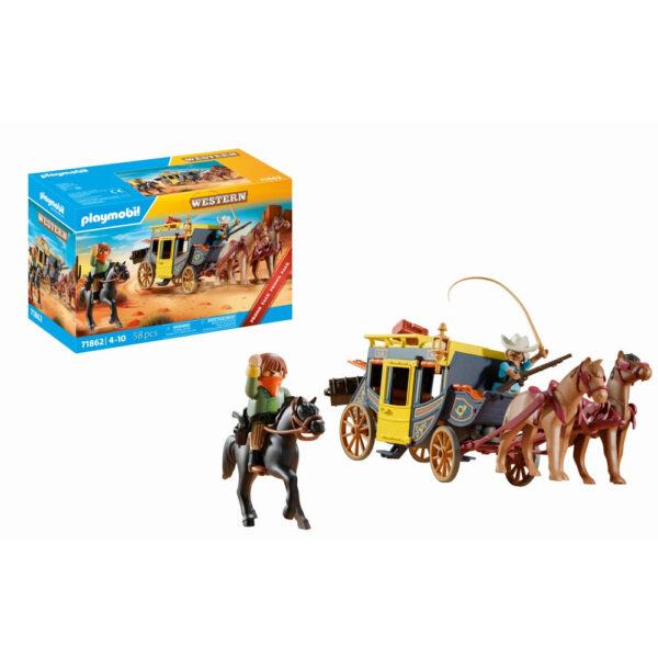 Playmobil - Promo Pack Diligenta din Vestul salbatic - PM71862