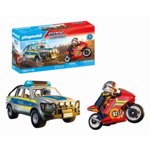 Playmobil - Jucarie de rol Politia in urmarire - PM71875
