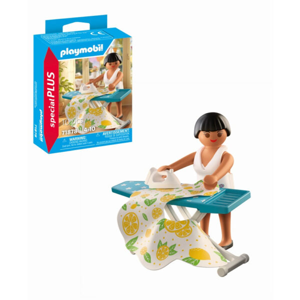 Playmobil - Figurina femeie cu masa de calcat - PM71878