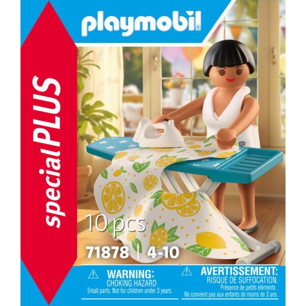Playmobil - Figurina femeie cu masa de calcat - PM71878