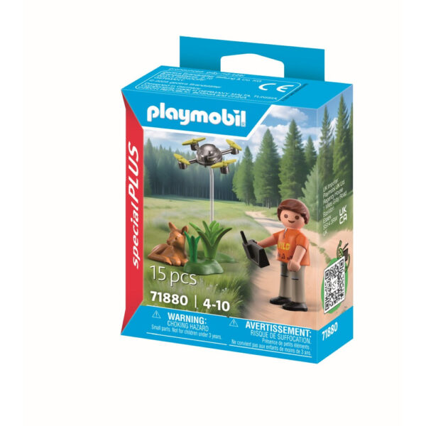 Playmobil - Figurina salvator cu drona - PM71880