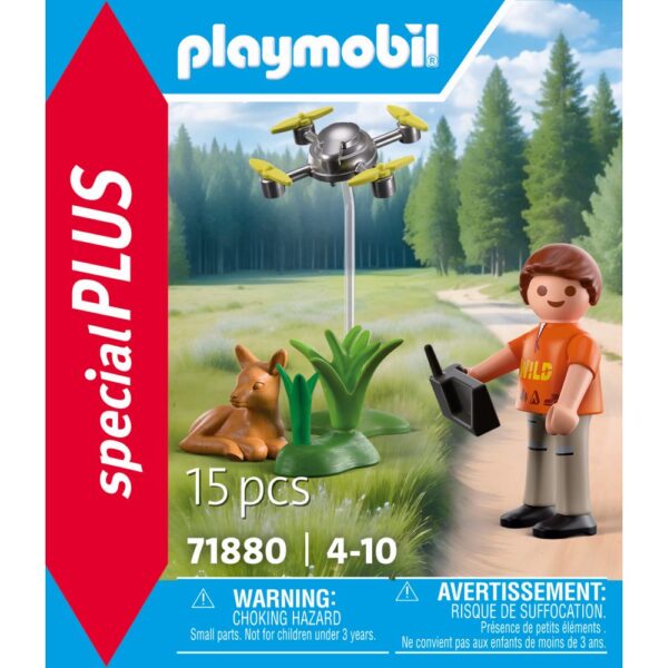 Playmobil - Figurina salvator cu drona - PM71880