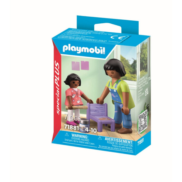 Playmobil - Figurina mesterita cu fetita - PM71881