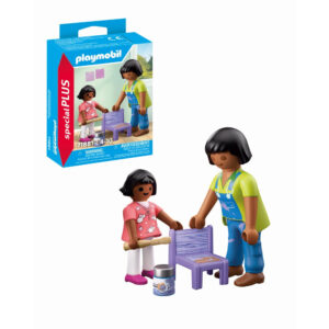 Playmobil - Figurina mesterita cu fetita - PM71881
