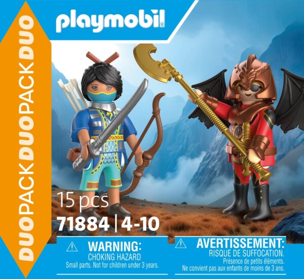 Playmobil - Set 2 figurine cavaler Novelmore si bandit Burnham - PM71884
