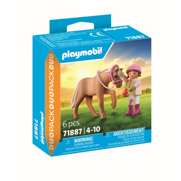Playmobil - Set 2 figurine fetita cu ponei - PM71887
