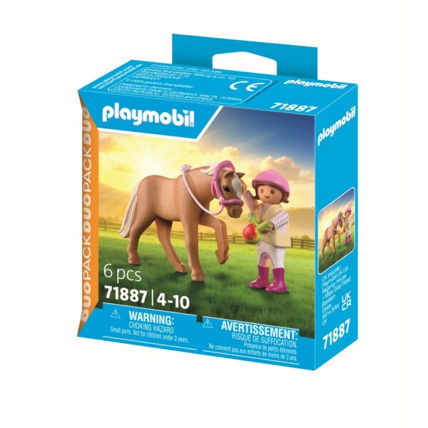Playmobil - Set 2 figurine fetita cu ponei - PM71887