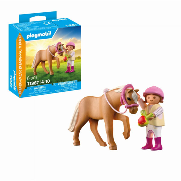 Playmobil - Set 2 figurine fetita cu ponei - PM71887