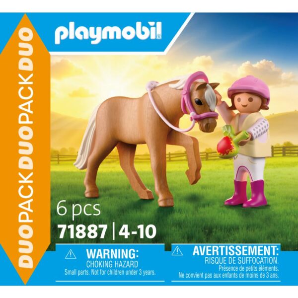 Playmobil - Set 2 figurine fetita cu ponei - PM71887