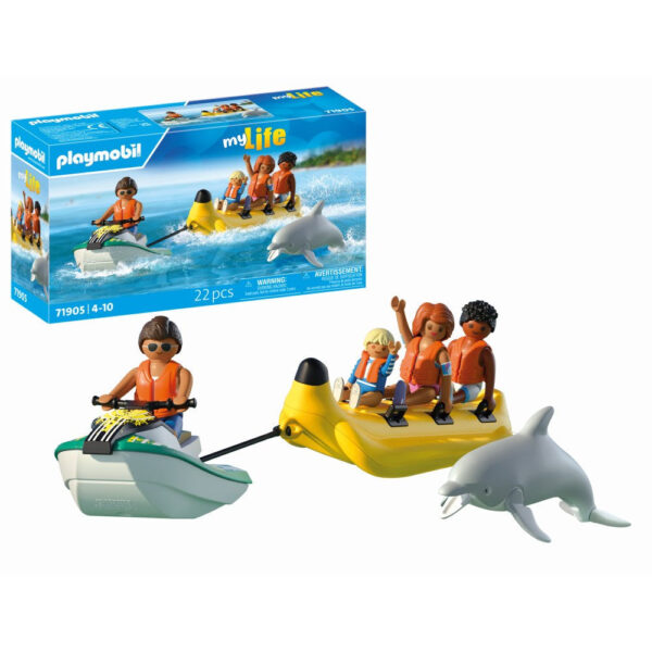 Playmobil - Jucarie de rol Plimbare pe mare cu banana - PM71905