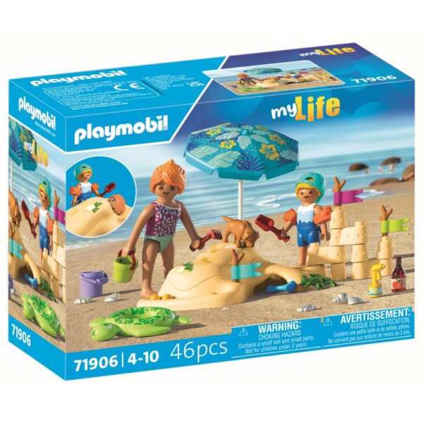 Playmobil - Jucarie de rol Distractie in familie la plaja - PM71906