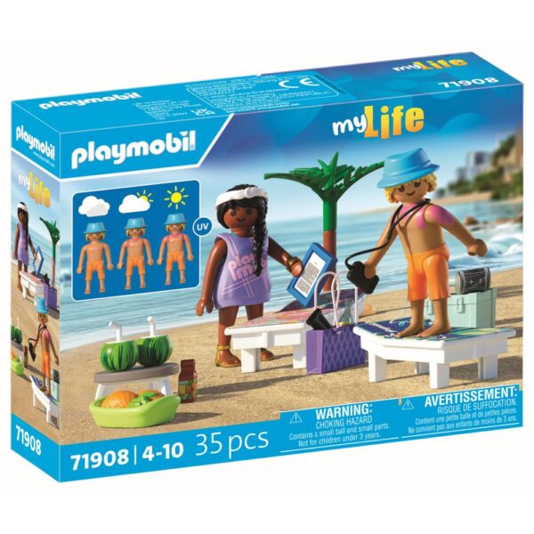 Playmobil - Jucarie de rol Cuplu de tineri la plaja - PM71908