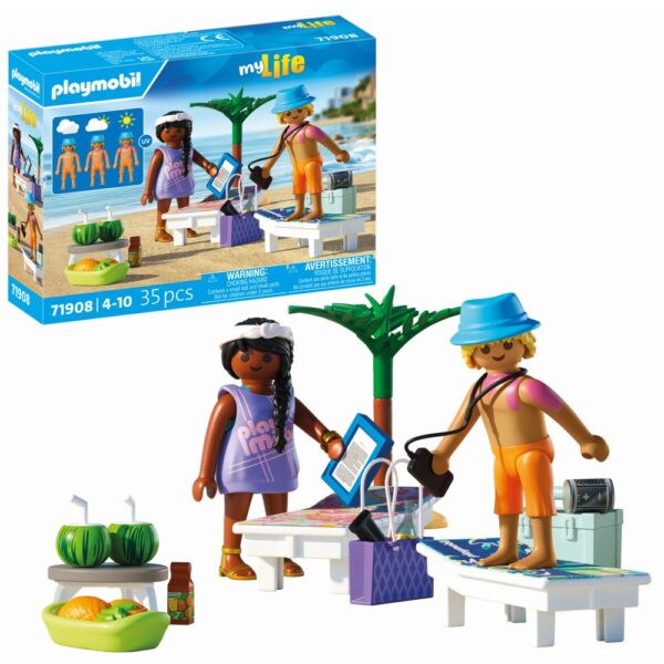 Playmobil - Jucarie de rol Cuplu de tineri la plaja - PM71908