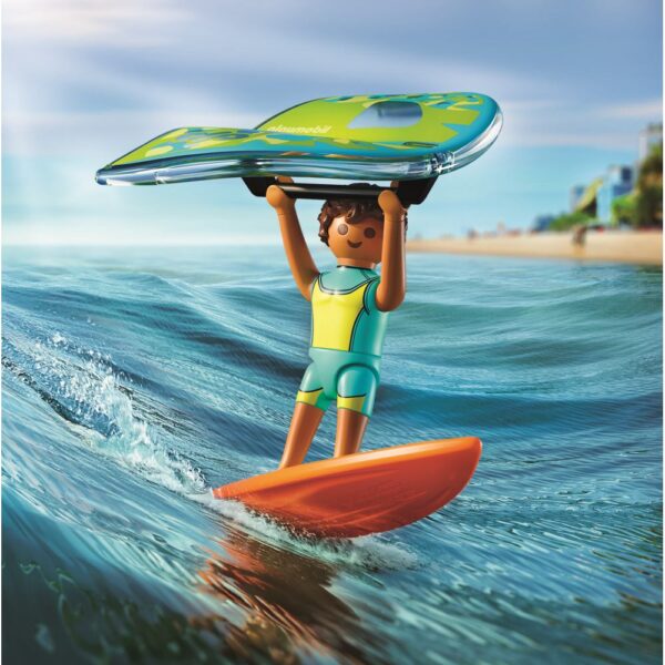 Playmobil - Jucarie de rol Surfing cu zmeu - PM71909