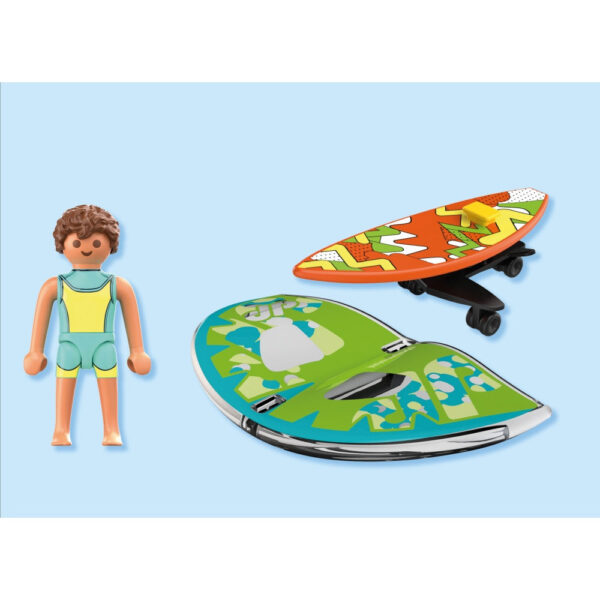 Playmobil - Jucarie de rol Surfing cu zmeu - PM71909