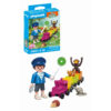 Playmobil - Jucarie de rol Plimbarea animalelor cu locomotiva - PM71951