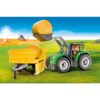 Playmobil - Tractor cu remorca si incarcator frontal - PM9317
